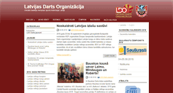 Desktop Screenshot of latviadarts.com